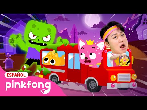 Las Ruedas del Bus Monstruo｜¡Los zombis nos persiguen!｜Clase de Juego de Hoi 2｜Pinkfong en español