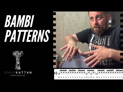 🔹 DARBUKA TUTORIAL | BAMBI patterns
