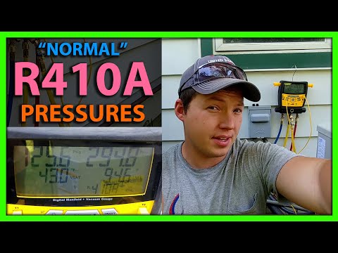 What Should my AC Pressures Be for R410A Refrigerant