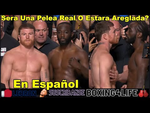 Pesaje Oficial De Canelo Alvarez Y Terrence Crawford Y Que Dijeron Los 2 Peleadores Luego Del Pesaje