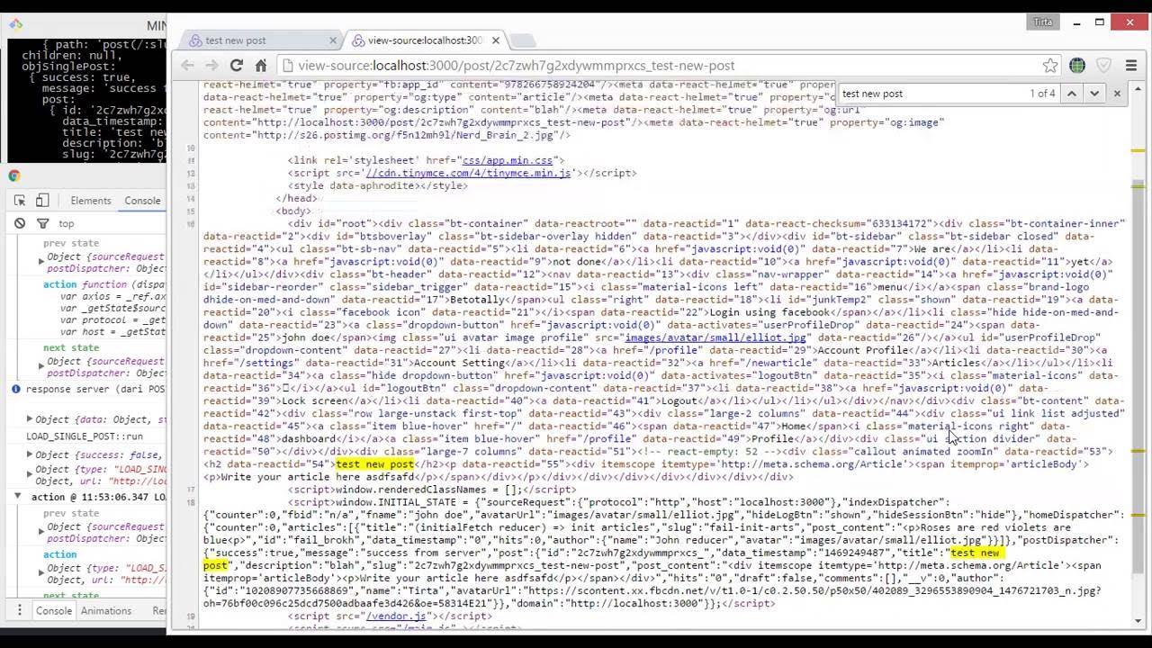 Isomorphic App Development with React js - (Playground)