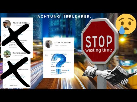 WARNUNG vor Irrlehren von Xavier Naidoo, BabylonDecoded, (Attila Hiltmann?). Leugnen Jesus Christus.