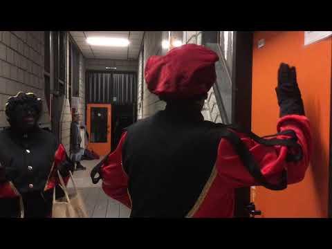 Sint op de Broederschool van Stekene