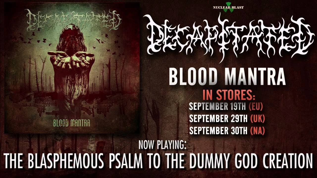 DECAPITATED - The Blasphemous Psalm To The Dummy God Creation (OFFICIAL TRACK) - YouTube