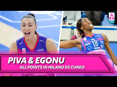 PIVA & EGONU, All points in Milano - Cuneo | Best Performance | LVF 2025/26