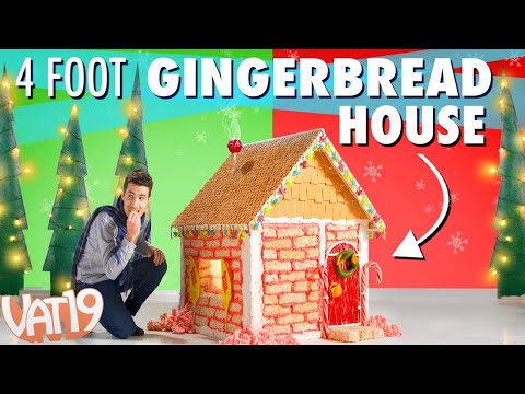 DIY Giant Gingerbread House Vs. Kids | VAT19