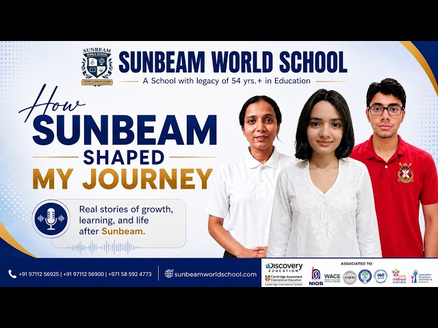 How Sunbeam Shaped My Journey | Alumni Podcast ft. Anya Tripathi | Sunbeam World School