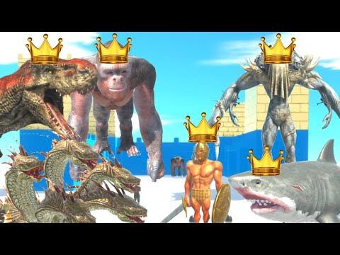 GORO + T REX + HYDRA + ROBOT VS SCOURGE + MEGALODON + ACHILLES + PIZZA  - ARBS