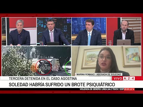 Caso Agostina: habla la abogada de Soledad Andriani, tercera detenida