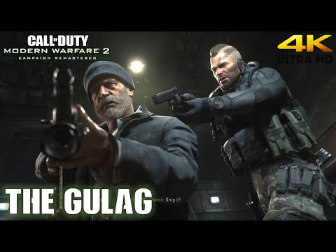 Call of Duty Modern Warfare 2 Remastered 'The Gulag' Walkthrough (4K)