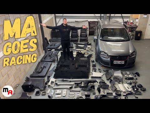 BIG NEWS! MOTOR ADDICTS GO RACING - HOW MUCH WEIGHT OUT OF MK5 VW GOLF GT TDI 170
