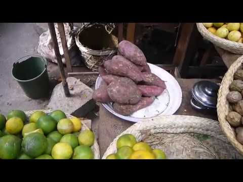 (T) Fruit and vegetables at malagasi market in city of Toliara, Madagascar