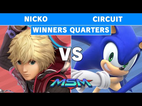 MSM 182 - Nicko (Shulk) vs Circuit (Sonic) Winners Quarters - Smash Ultimate