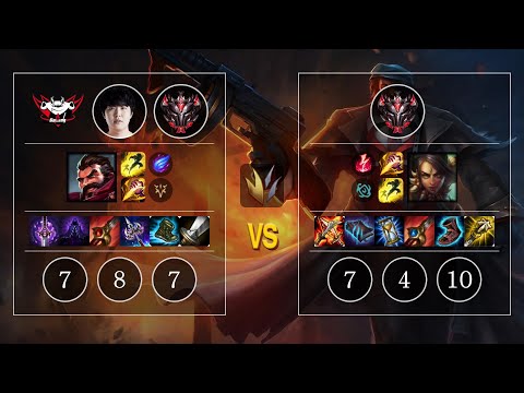 JDG Kanavi Graves vs Nidalee Jungle - KR GrandMaster Patch 10.11