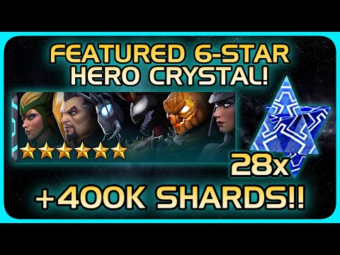 OPENING 400K+ SHARDS OF THE NEW 6-STAR FEATURED CRYSTAL | QUICK OPENING | MCOC