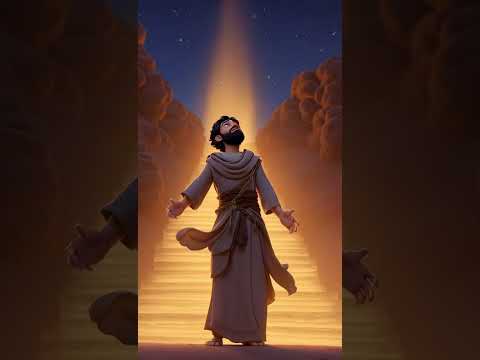 ✨ O Sonho de Jacó: A Escada Para o Céu! 🌌