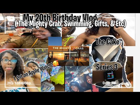 My 20th Birthday Vlog| The Mighty Crab, Swimming, Gifts & Etc🤍