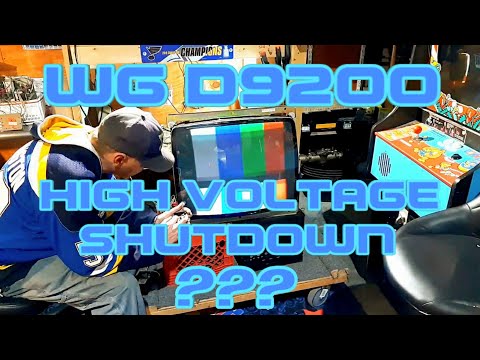 Monitor Repair Log #1: Wells Gardner D9200 w/ High Voltage Shutdown