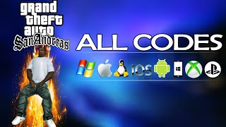 GTA San Andreas - ALL CHEATS + Demonstration [PC/iOS/Android/PS2/PS3/PS4/Xbox/Xbox360/XboxOne]