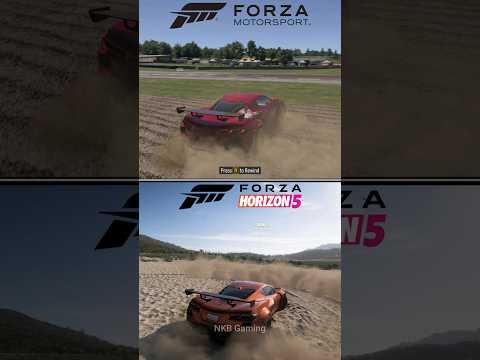Forza Motorsport vs Forza Horizon 5 - Physics Comparison