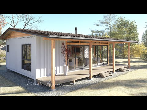 Shipping Container House - Living with Nature