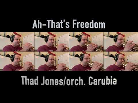 Melody to Thad Jones' "Ah-That's Freedom"