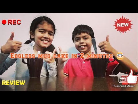 MUG CAKE IN 2 MINS||EGLLESS CAKE||CHOCOLATE||ASMA'S AND EYAD'S WORLD