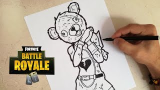 Dibujo A Perro De Guerra Drawing Battle Hound Fortnite B - como dibujar al oso amoroso fortnite cunsart