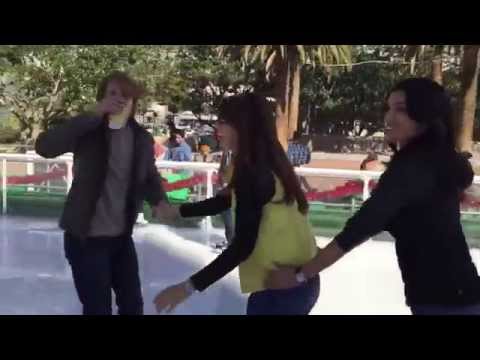 Ice-Skating on the Set of NCIS: Los Angeles