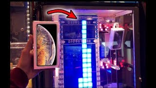 WON APPLE iPhone XS FROM STACKER ARCADE GAME! *BROKE THE MACHINE*| JOYSTICK
