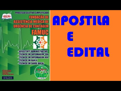 Edital e Apostila Concurso FAMUC 2015