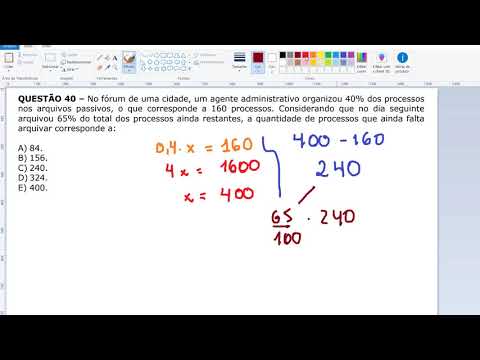 Questão 40 - Agente Administrativo - Pref. Três de Maio/RS - 2018