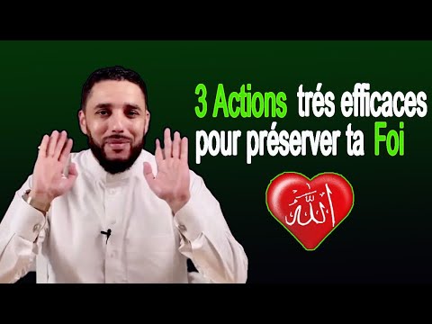 Applique ces 3 actions si tu veux préserver ta foi 🫀 | 🎙 Rachid Eljayy