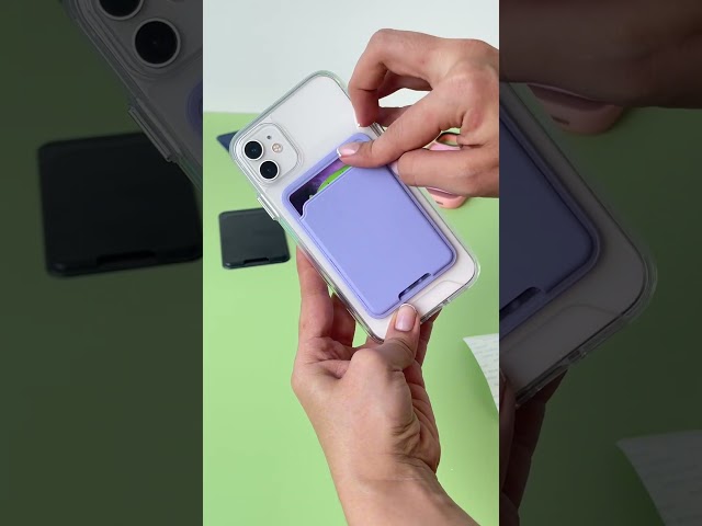Vídeo relacionado con kwmobile 3X Tarjetero para móvil - Funda para Tarjetas de Silicona - Tarjetero para Pegar en la Parte Trasera - Rosado Suave/Rosa Fucsia/Violeta