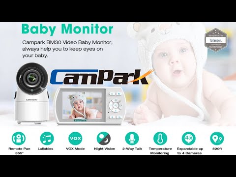 Campark BM30 Baby Monitor with Camera - Video baby monitor Campark BM30 - Unboxing