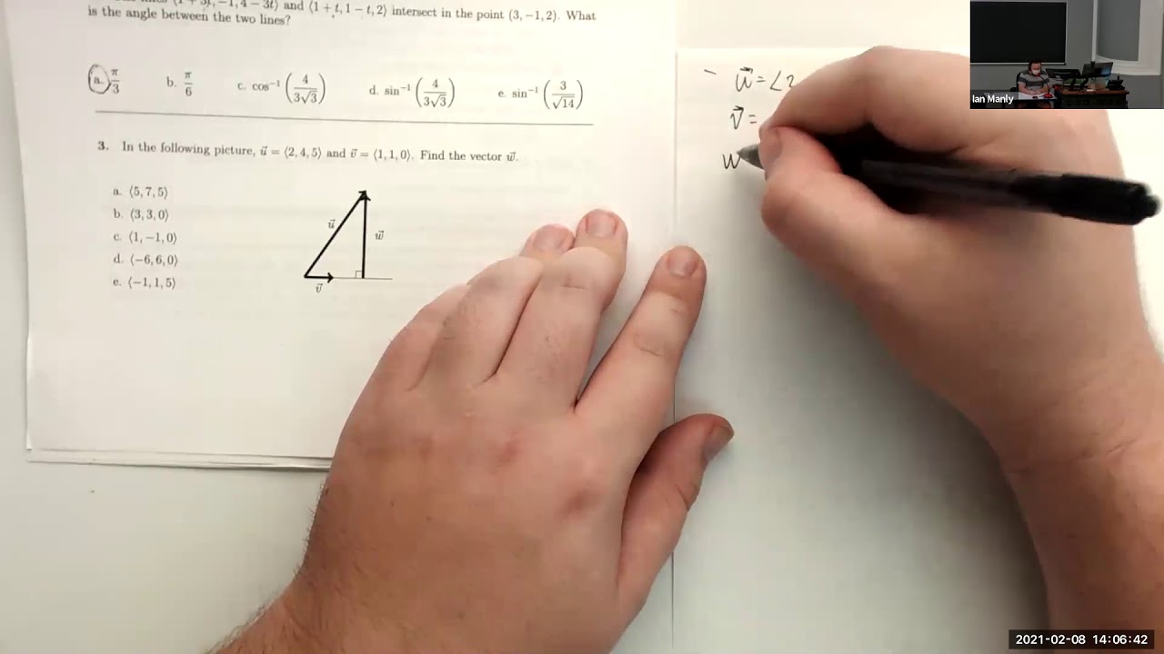 MAC 2313 Spring 2018 Exam Part 1