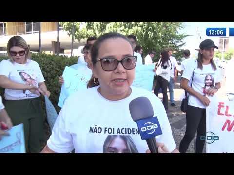 O DIA NEWS 18 10  Protesto por justiça no caso do assassinato de Vanessa Carvalho