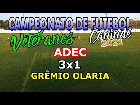 VT DO JOGO: ADEC 3X1 GRÊMIO OLÁRIA, pelo campeonato municipal de futebol veteranos de Canindé.
