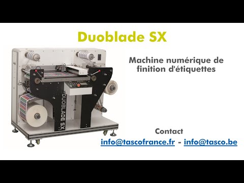 Finisseuse d'étiquettes numérique Valloy Duoblade SX