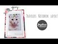 Traveler's Notebook Layout | Scrappery Kit Club | Nigella Kits | Justine Jqueen
