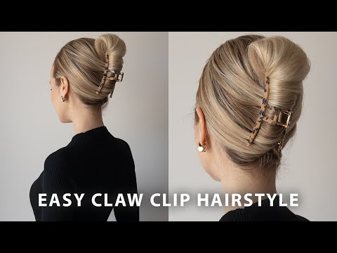 How To Style Your Hair With a Claw Clip ❤️ Perfect for Medium - Long Hair