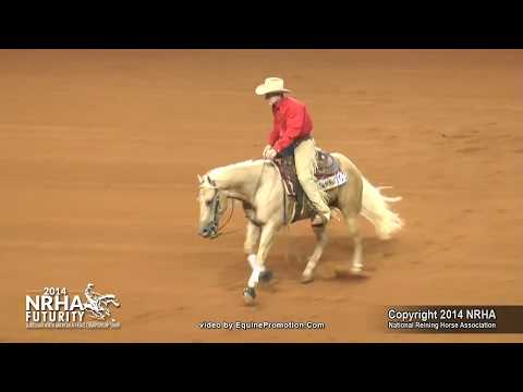 Dun Alotta Chics ridden by James Morgan - 2014 NRHA Futurity (NP Futurity First Go)
