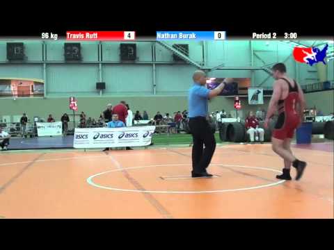 Travis Rutt vs. Nathan Burak at 2013 ASICS University Nationals - FS