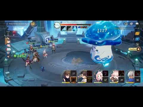 Seven knights Rebirth Water Dungeon tier 10 ez clap team #sevenknightsrebirth