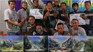 Kontes Aquascape Cikarang - Hasil Quick Setting Contest dan Juaranya