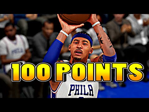 NBA 2k16 My Career Ep.38 - 100 POINTS for Allen Iverson Jr.
