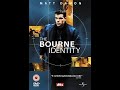 Closing To The Bourne Identity UK DVD 2003