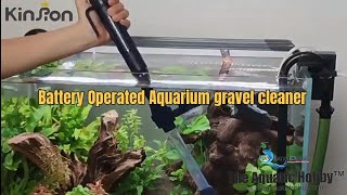 Battery Operated Aquarium gravel cleaner | Fish Tank Maintenance Tool
