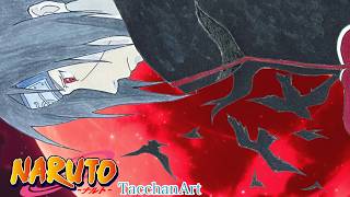 【NARUTO】うちはイタチ描いてみた:月読編