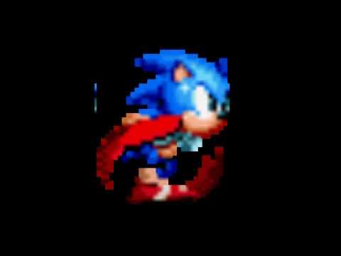 Sonic The Hedgehog Running at Max Speed.